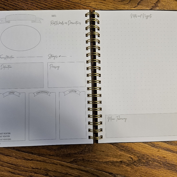 Word Study Journal - James Study Method - Picture 2 of 2